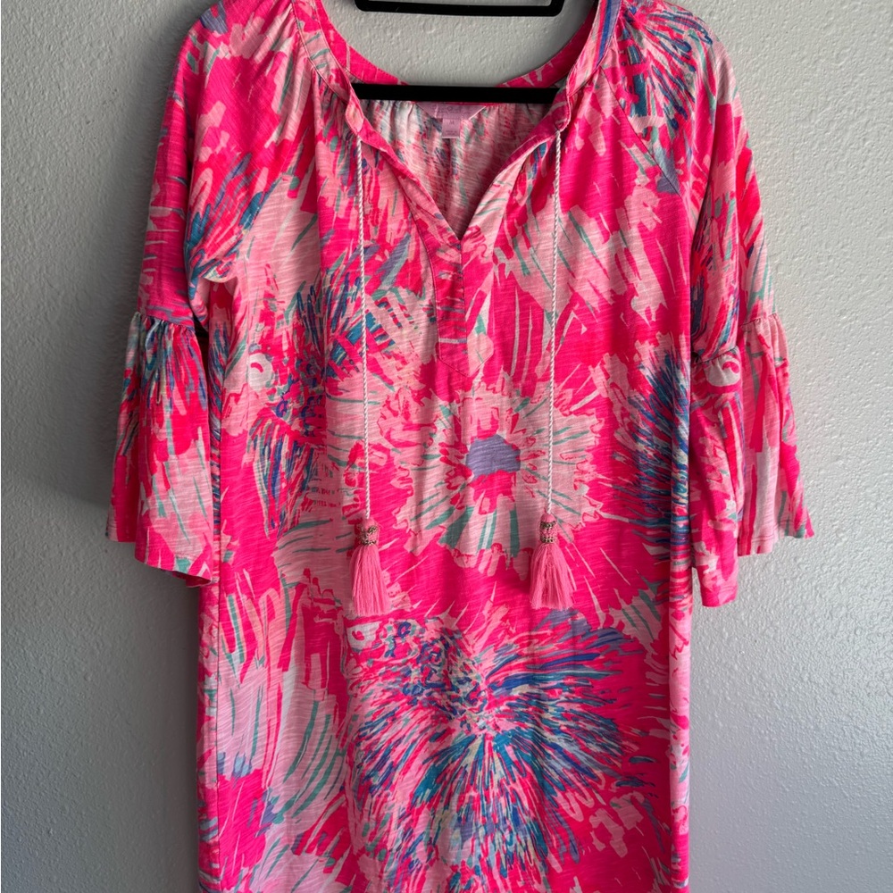 Lilly Pulitzer Pink and Blue Knit Top